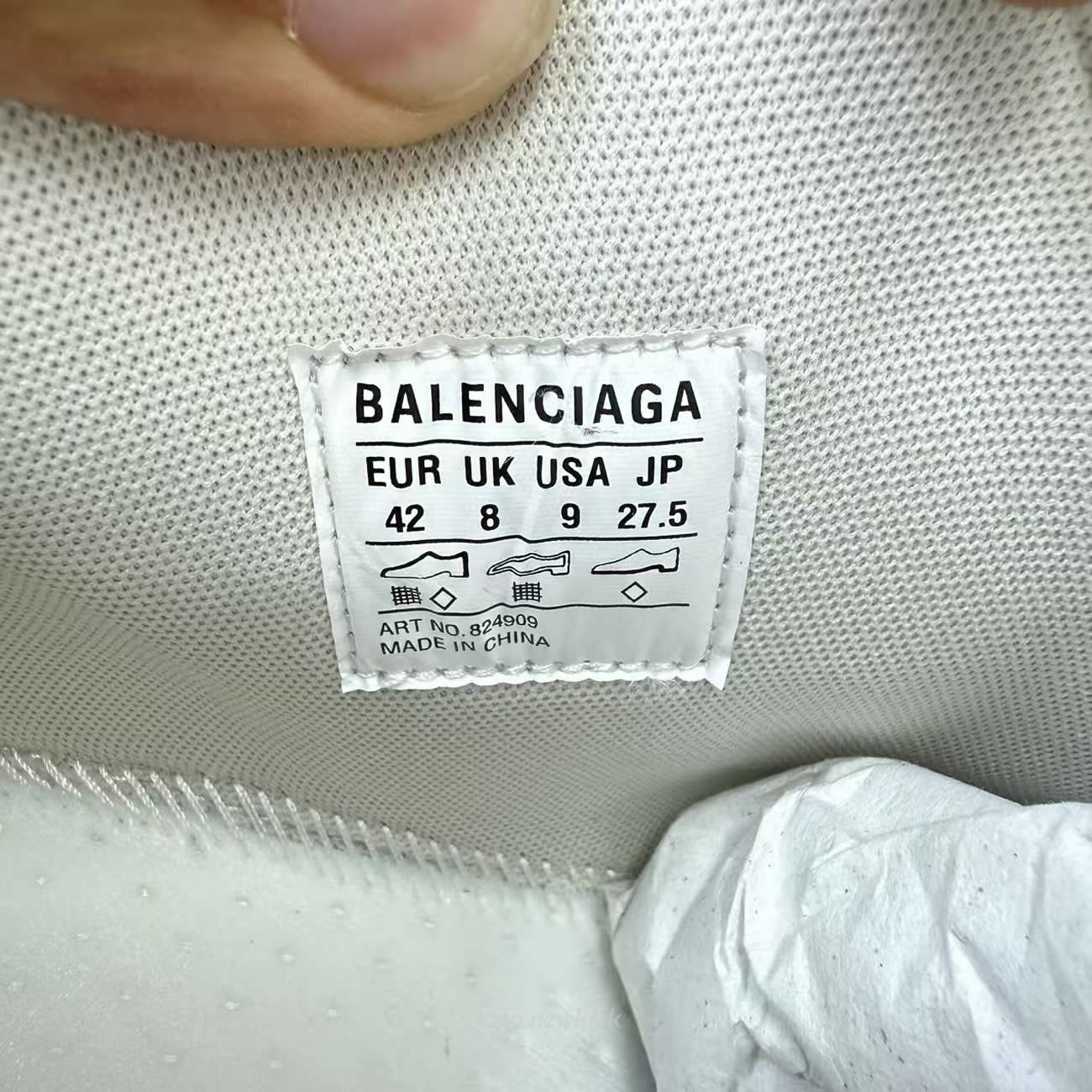 Balenciaga Basketball Sneaker In White 824909 Wbkbm9000 (7) - www.newkick.org